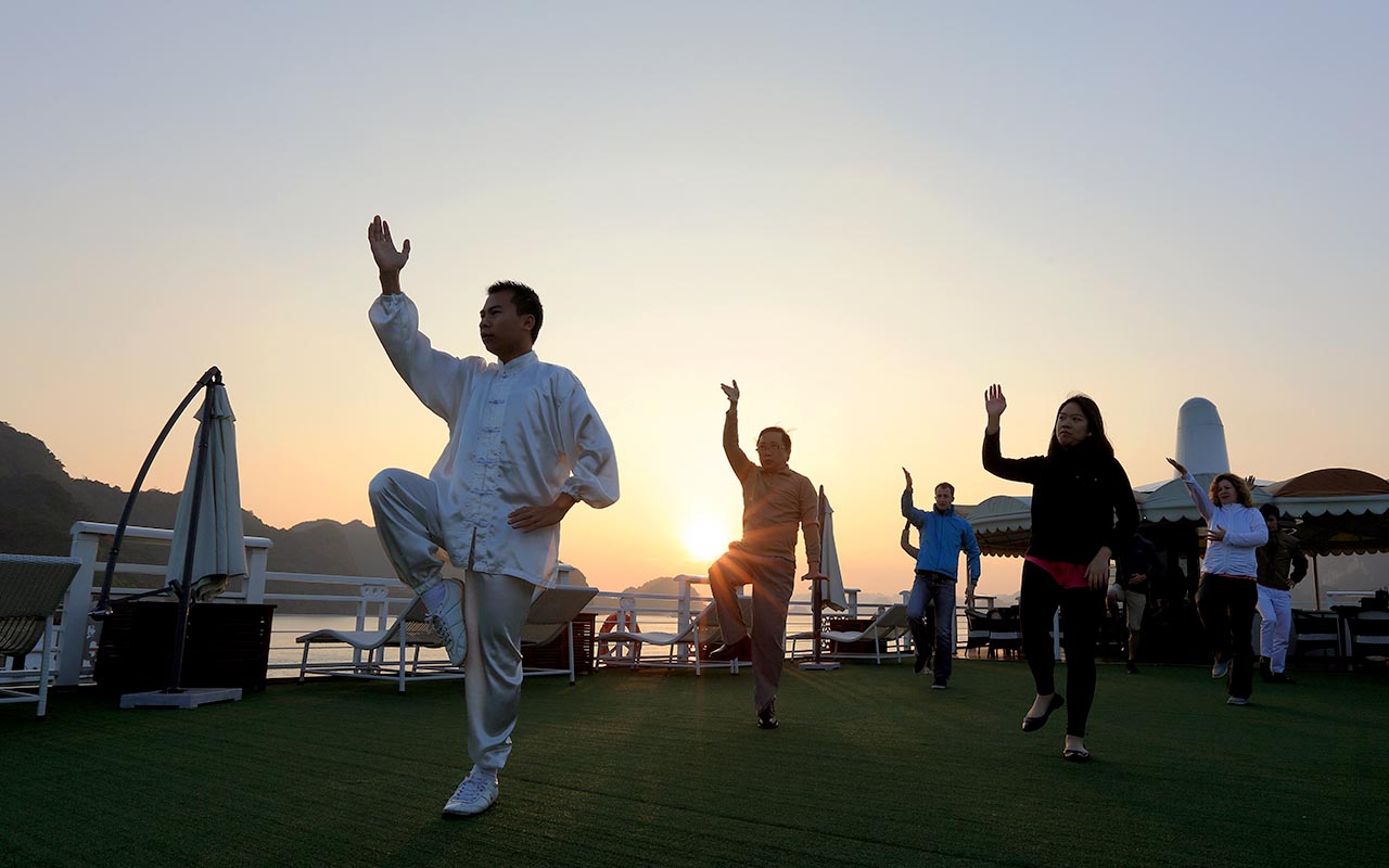 Halong Bay Morning Tai Chi